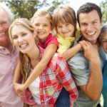 Family receiving wellness services at Carthage Family Wellness clinic.