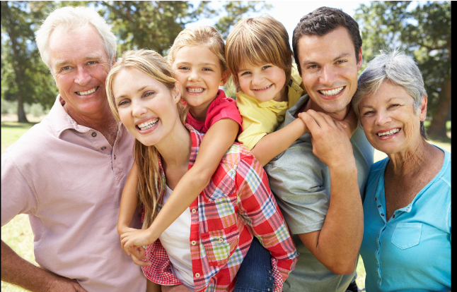 Family receiving wellness services at Carthage Family Wellness clinic.